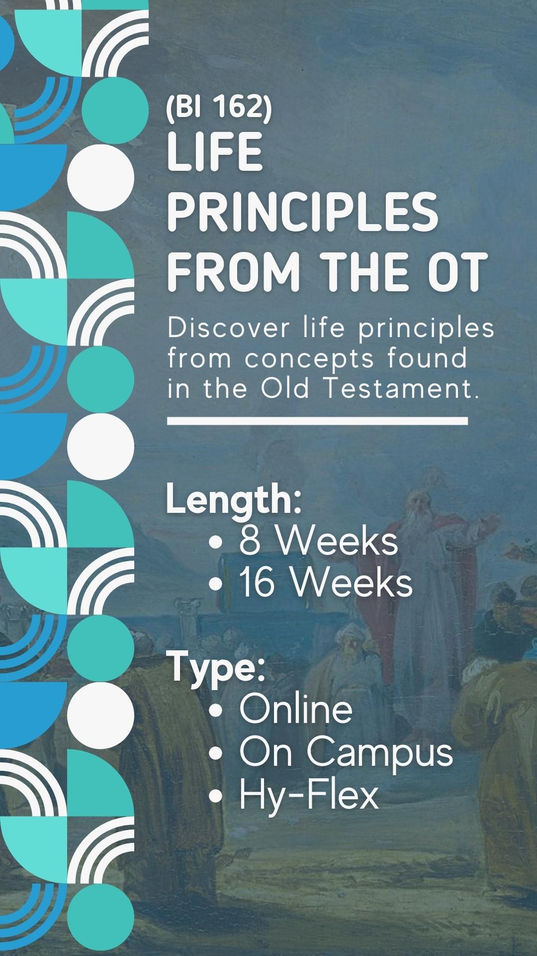 Life Principles from the Old Testament