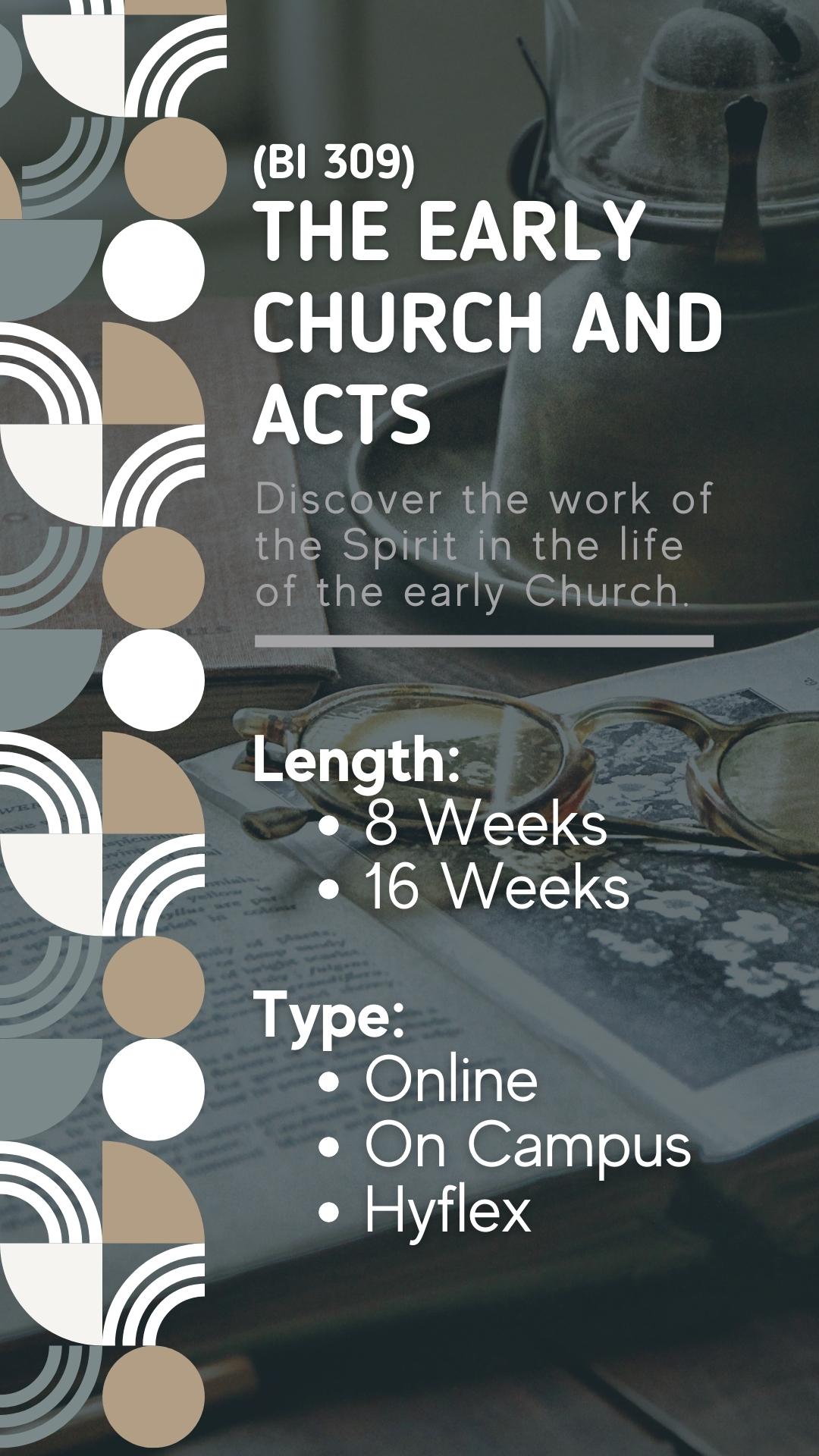 The Early Church and Acts