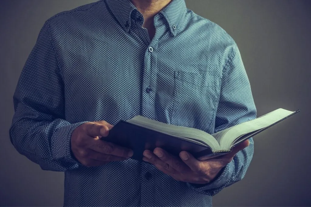 Reading the Bible with Purpose Why Reading the Bible with Purpose Matters for Your Spiritual Growth Cornerstone College & Seminary Man holding a Bible at Cornerstone College & Seminary Why Reading the Bible with Purpose Matters for Your Spiritual Growth