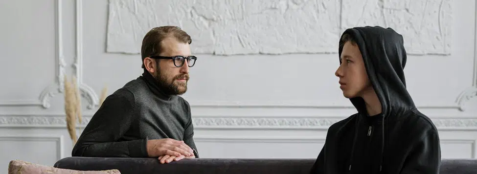 Youth minister biblically counseling depressed teen