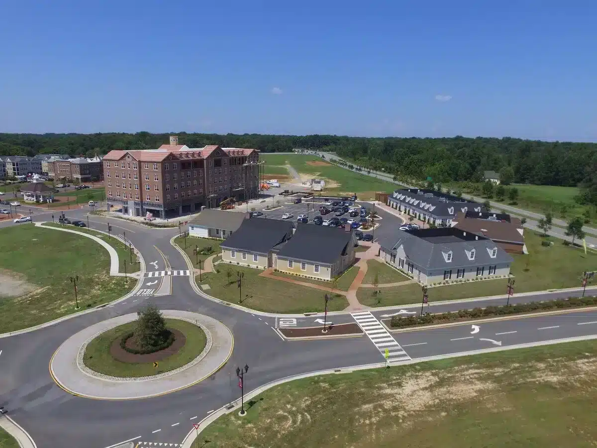 Arial shot of Cornerstone College and Seminary campus Our History  